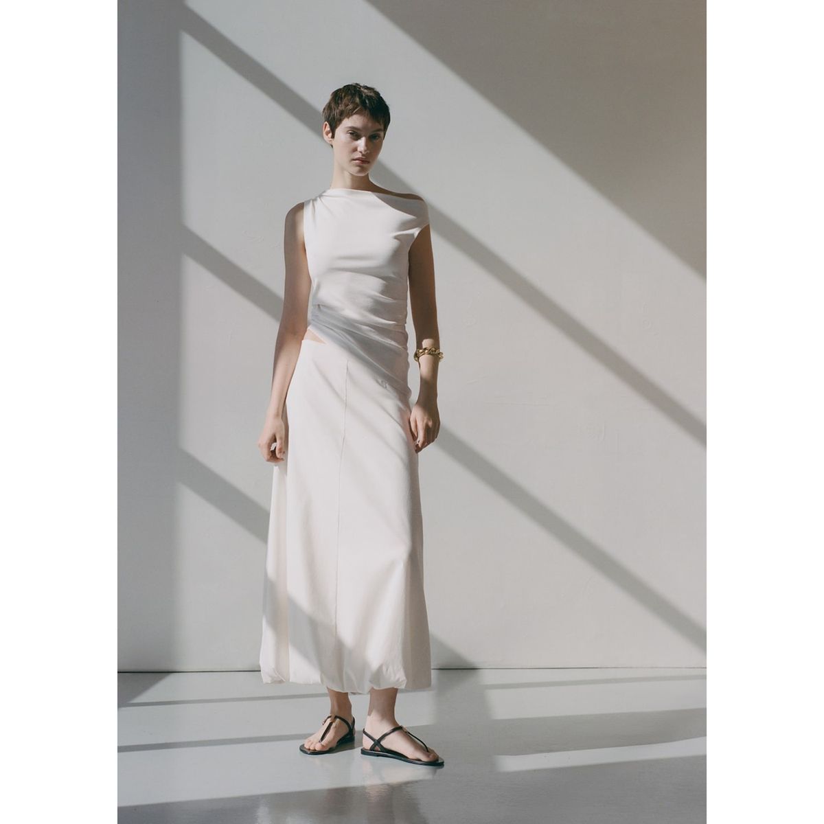 MANGO - Falda Larga Mujer Mango