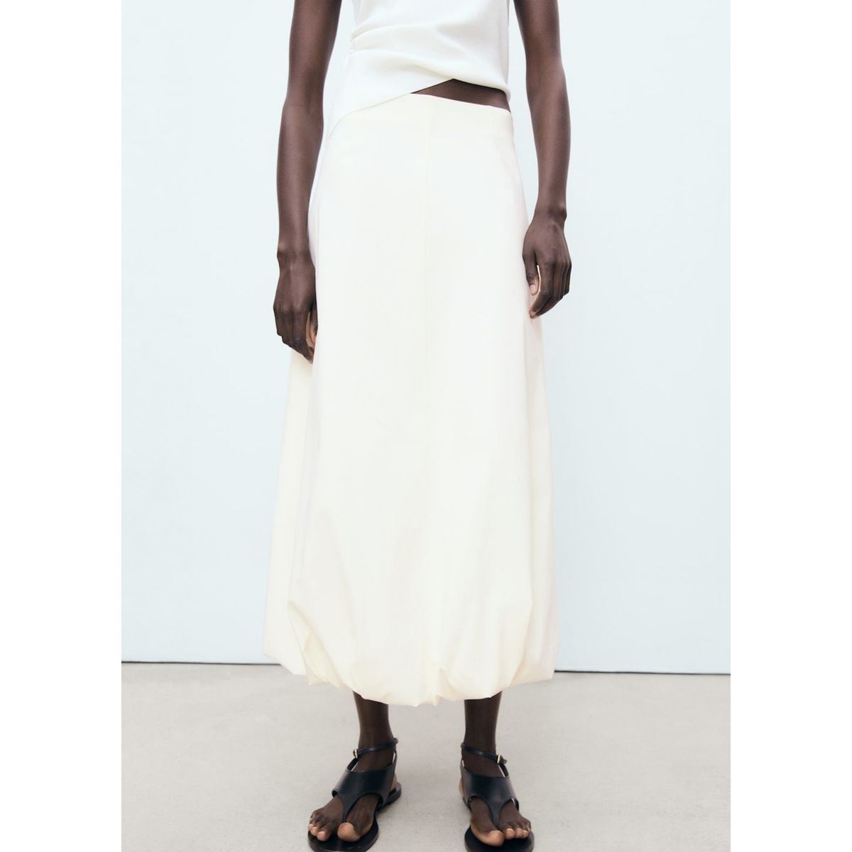 MANGO - Falda Larga Mujer Mango