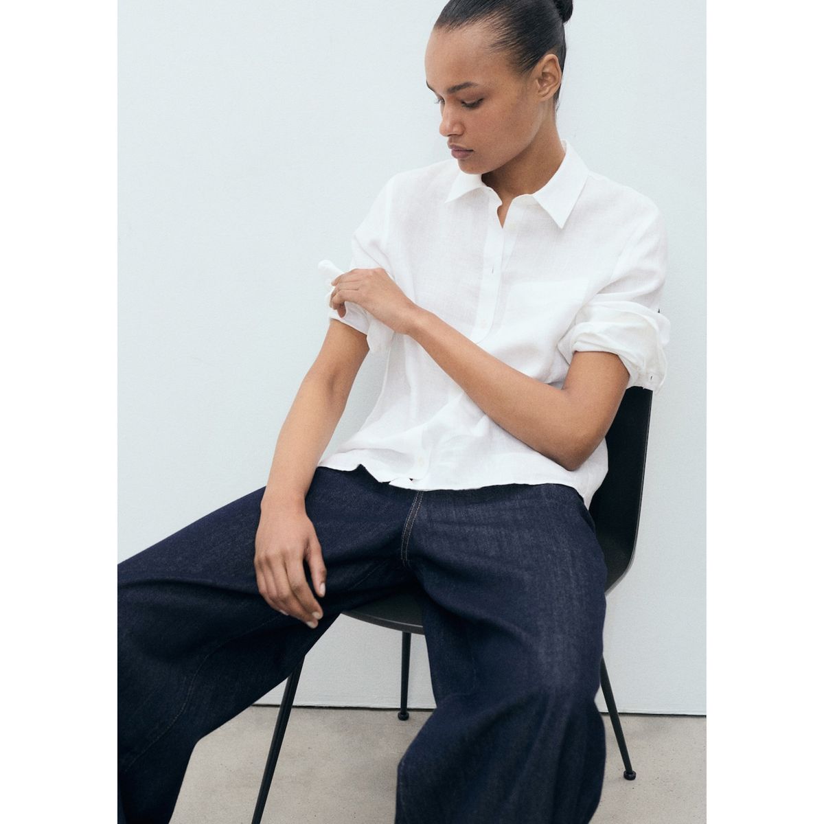 MANGO - Blusa Casual Mujer Mango