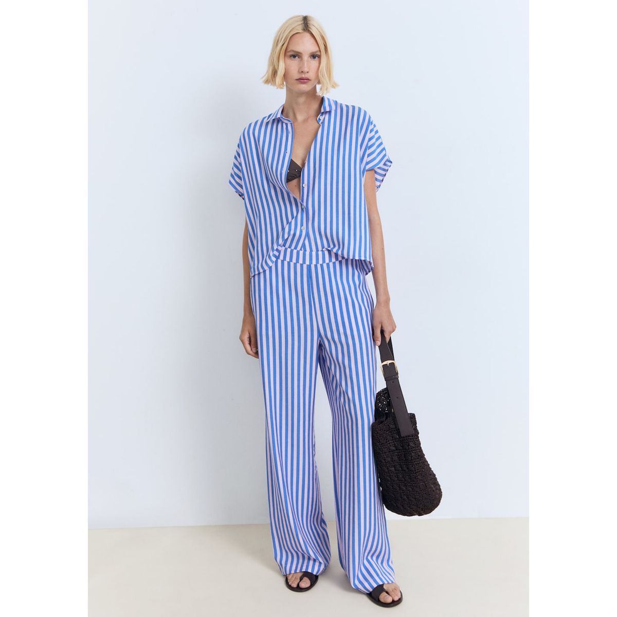 MANGO - Blusa Casual Mujer Mango