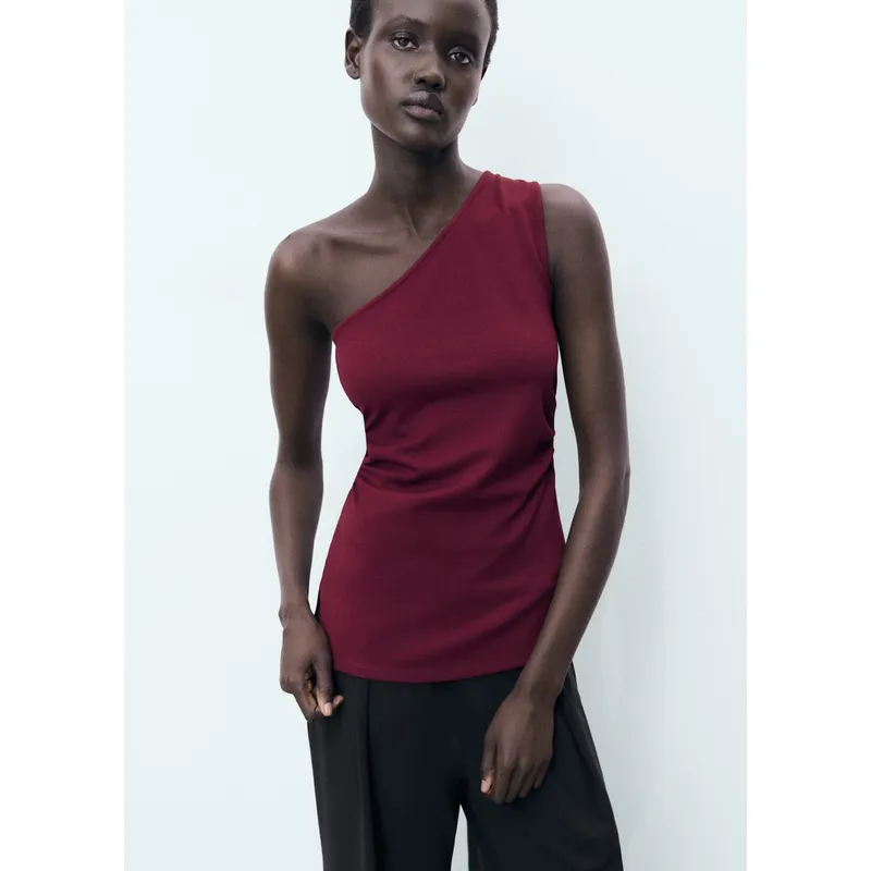 MANGO - Top Sin Mangas Mujer Mango