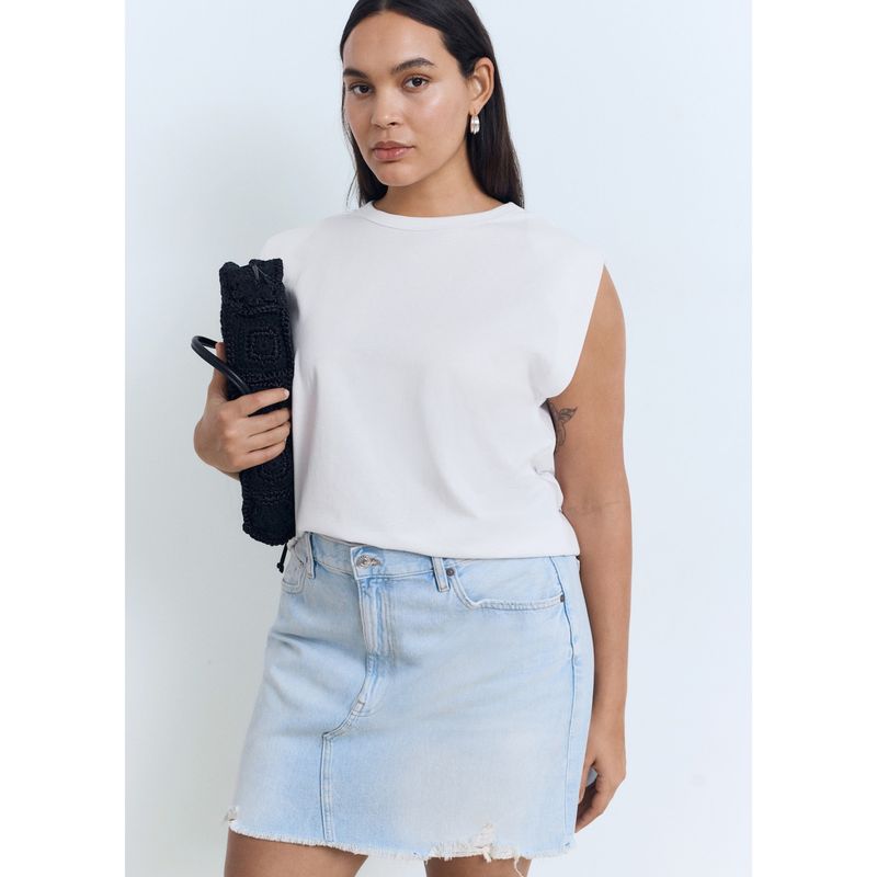 MANGO - Polo 100% Algodón Mujer Mango