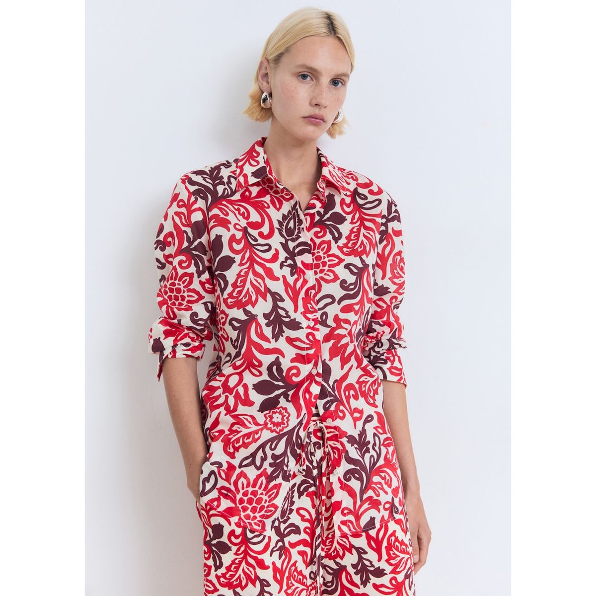 MANGO - Blusa Casual Mujer Mango