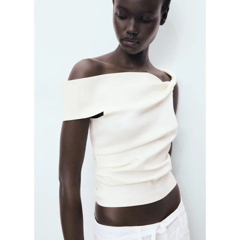 MANGO - Top Sin Mangas Mujer Mango