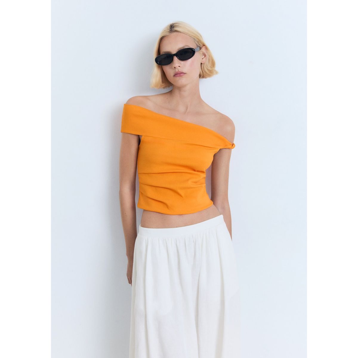 MANGO - Top Sin Mangas Mujer Mango