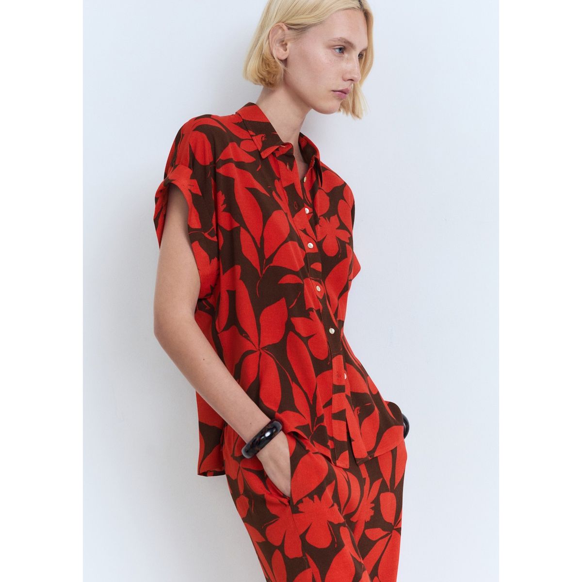 MANGO - Blusa Casual Mujer Mango