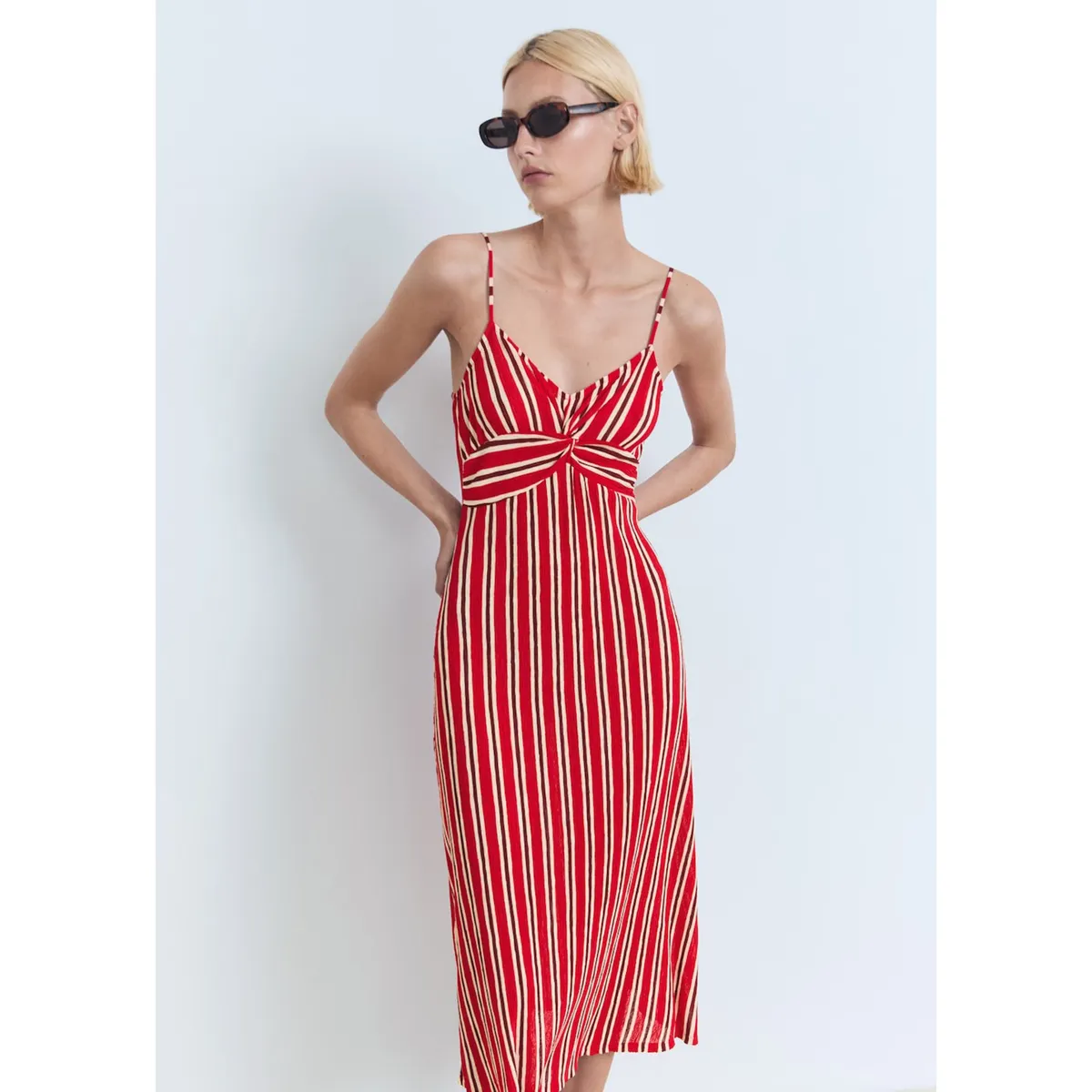 MANGO - Vestido Midi Mujer Mango