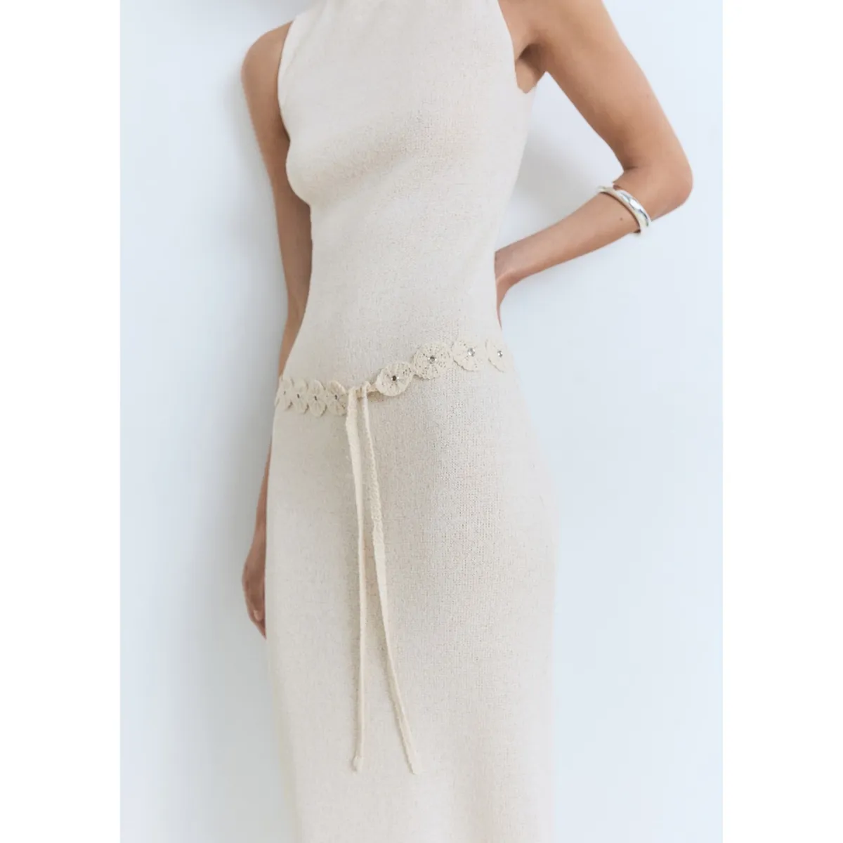 MANGO - Vestido Largo Mujer Mango