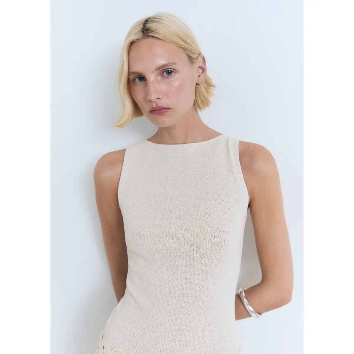 MANGO - Vestido Largo Mujer Mango