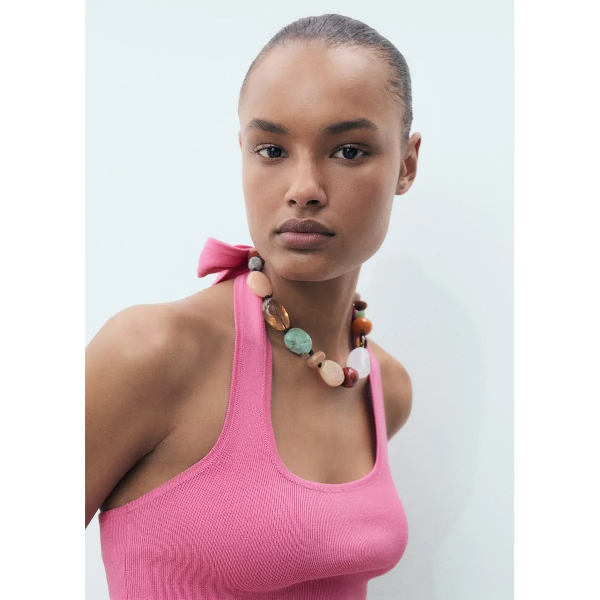 MANGO - Top Sin Mangas Mujer Mango