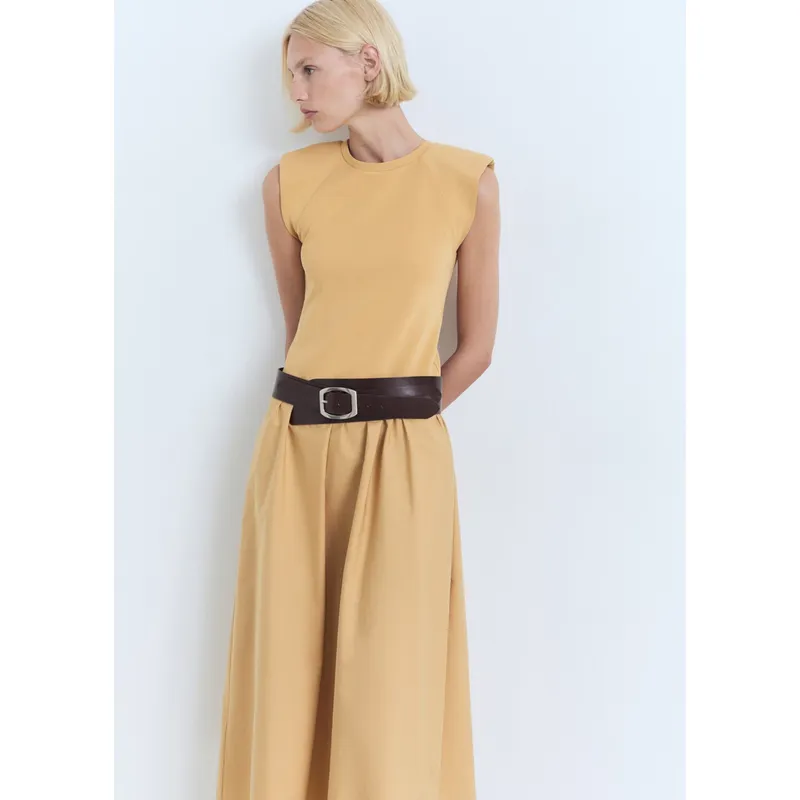 MANGO - Vestido Largo Mujer Mango