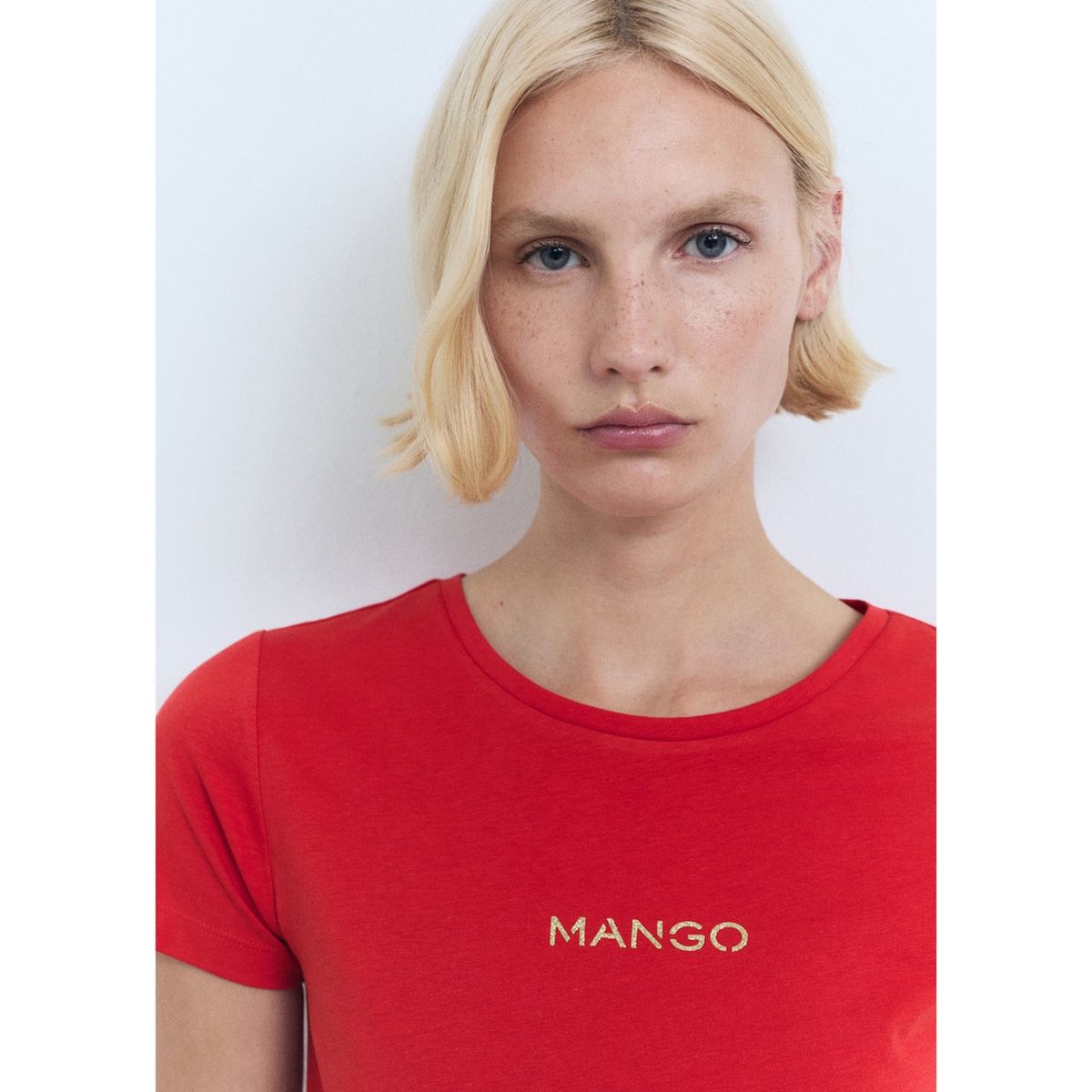 MANGO - Polo Manga Corta Mujer Mango