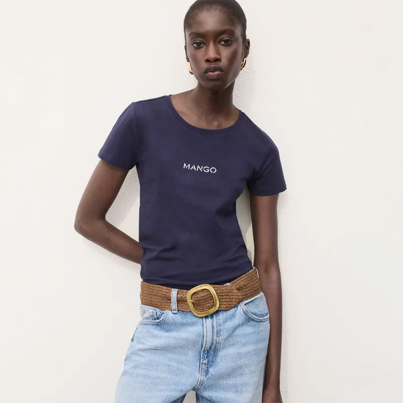 MANGO - Polo Manga Corta Mujer Mango