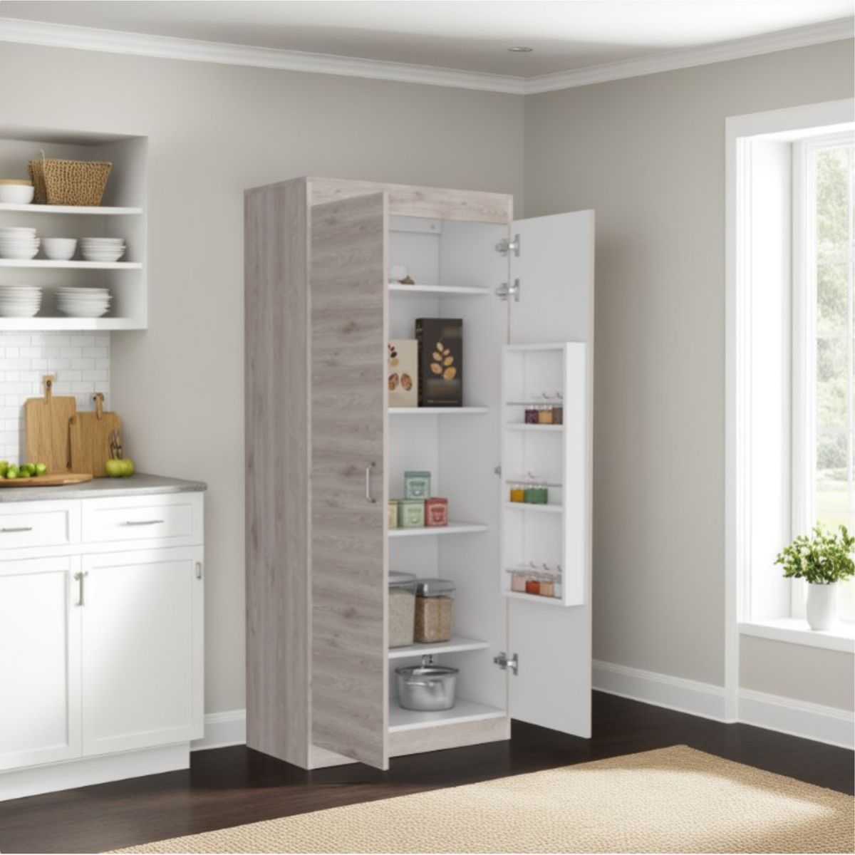 TUHOME - Alacena Cocina Varese Ceniza