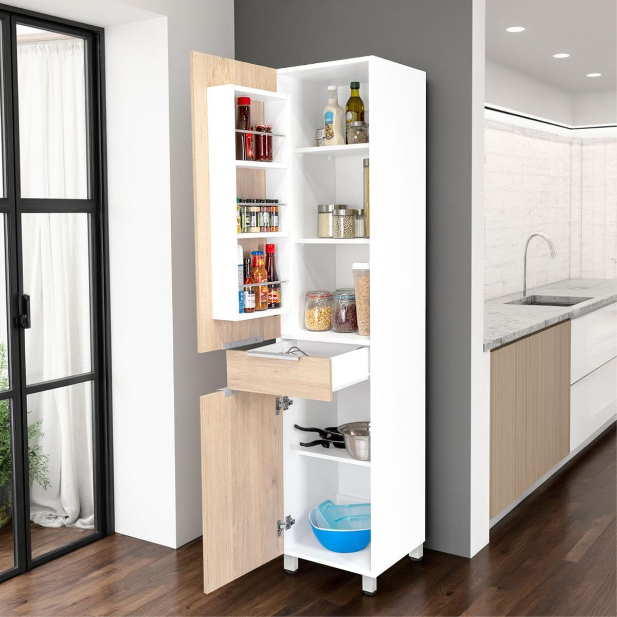 TUHOME - Alacena Cocina Melia Blanco Ro