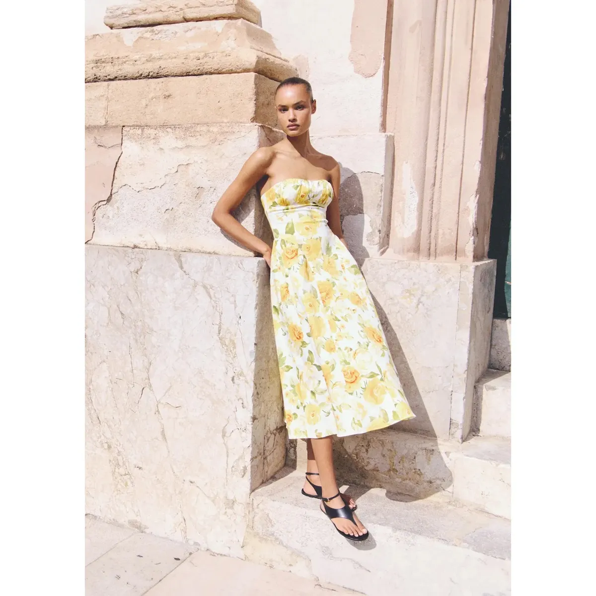 MANGO - Vestido Largo Mujer Mango