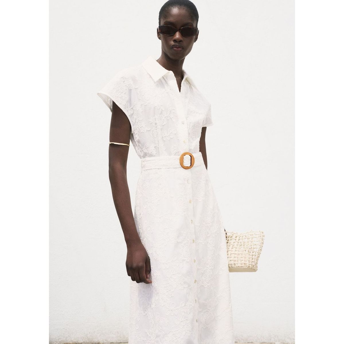 MANGO - Vestido Midi Mujer Mango