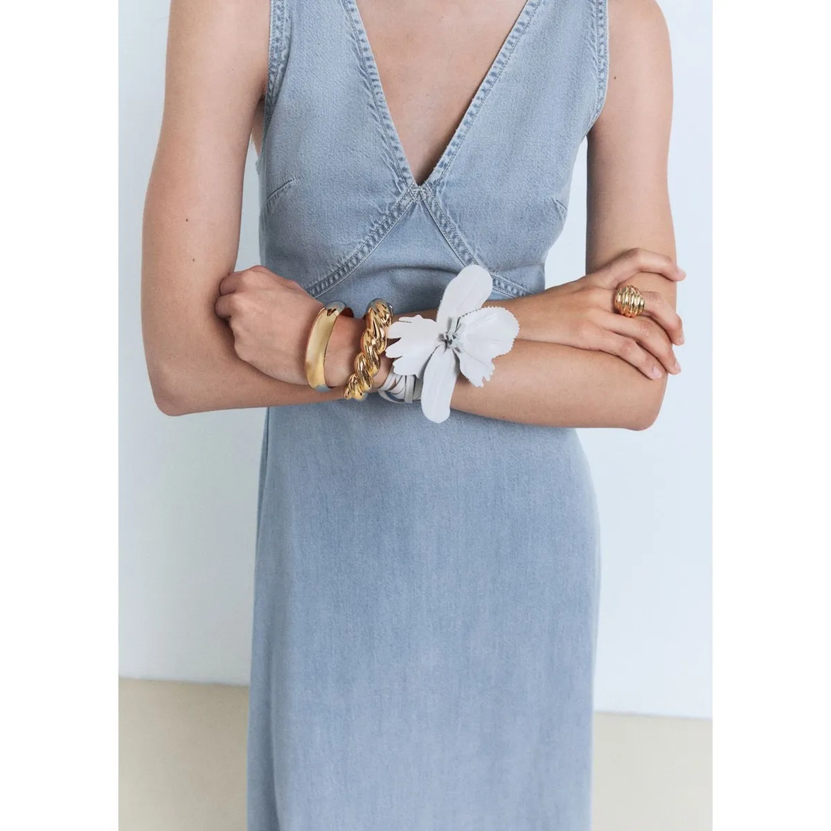 MANGO - Vestido Midi Mujer Mango