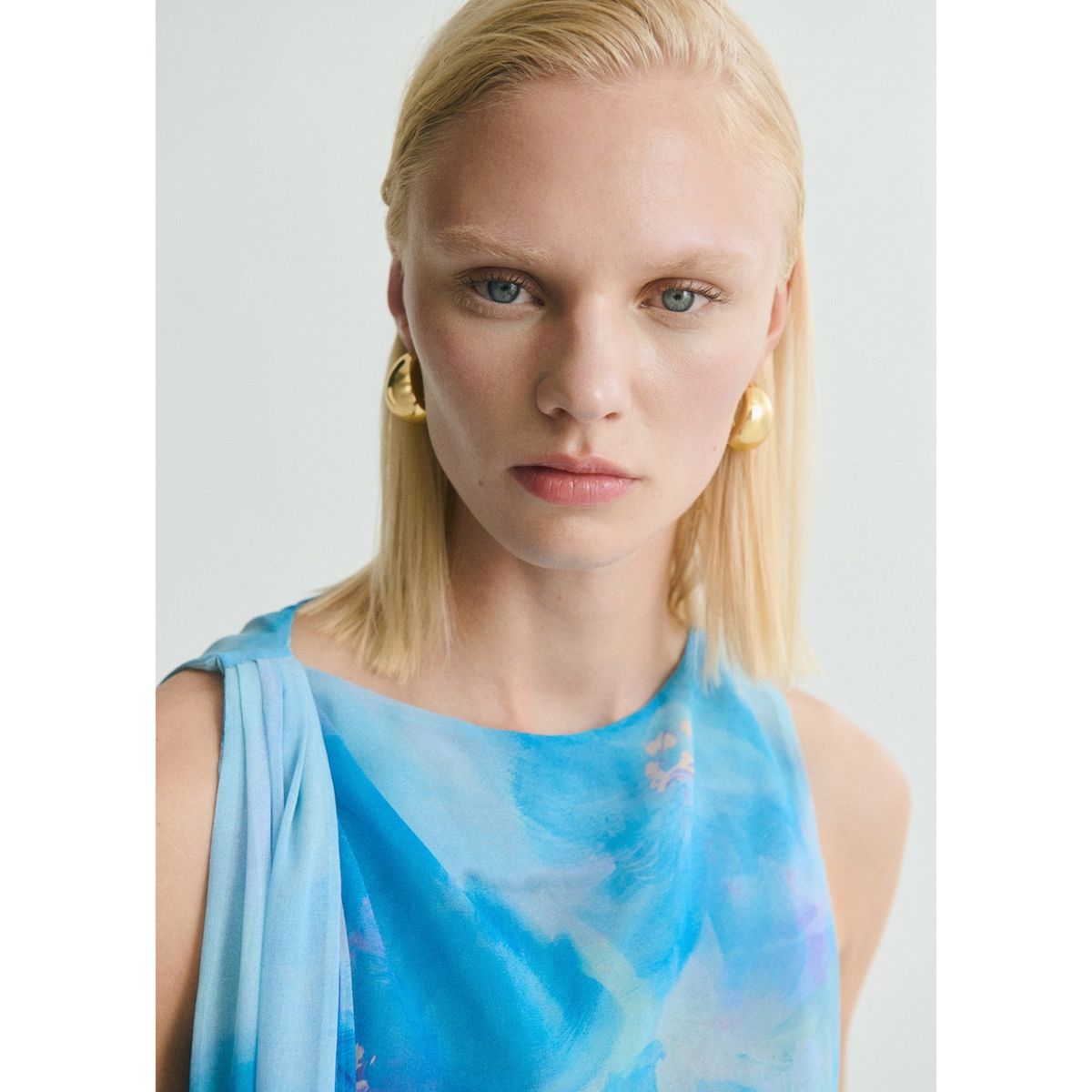 MANGO - Blusa Sin Mangas Mujer Mango