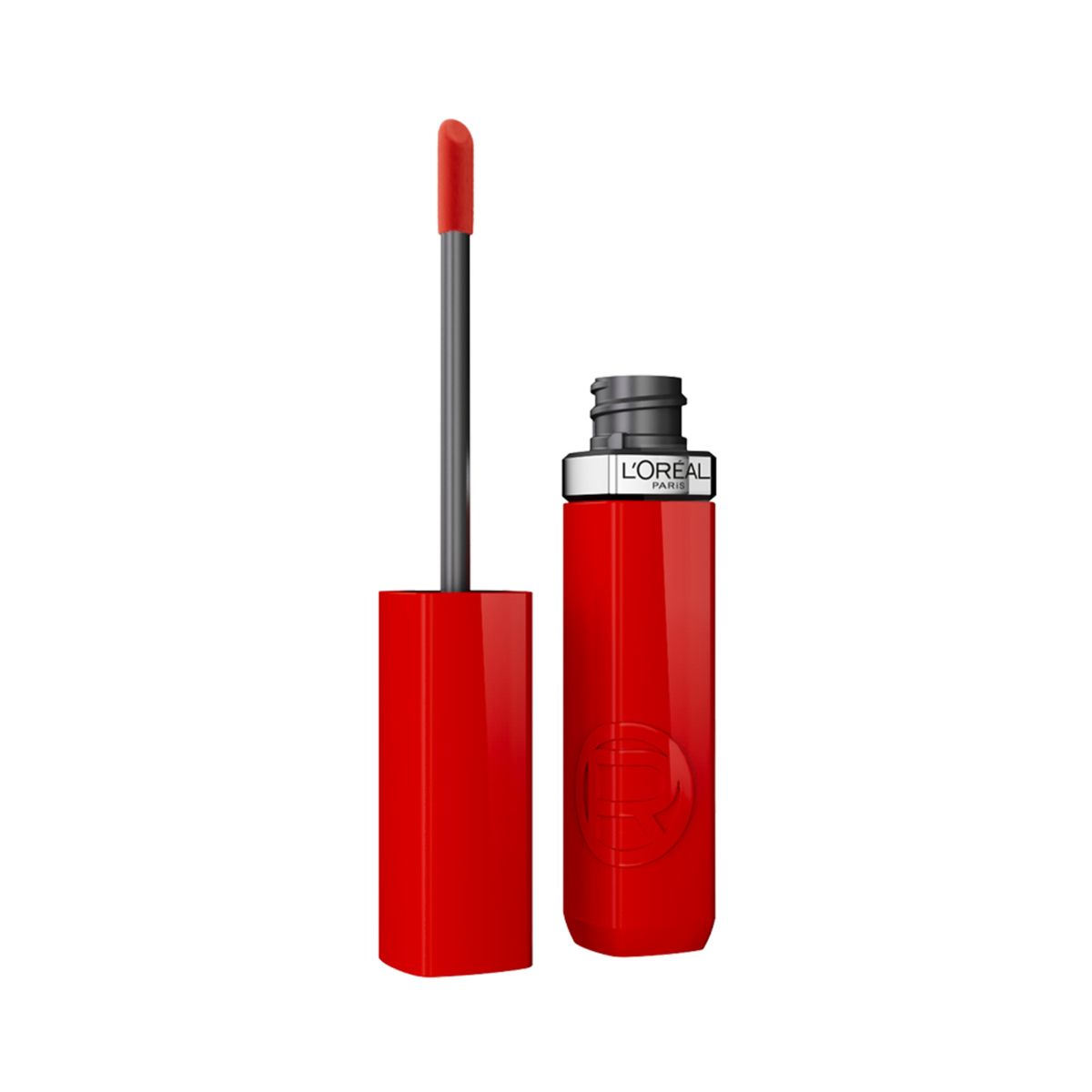 LOREAL PARIS - Labial Líquido Infallible Le Laque Resistance Tono Red Bisou 5 ml
