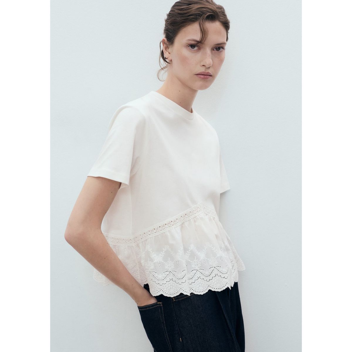 MANGO - Polo Manga Corta Mujer Mango