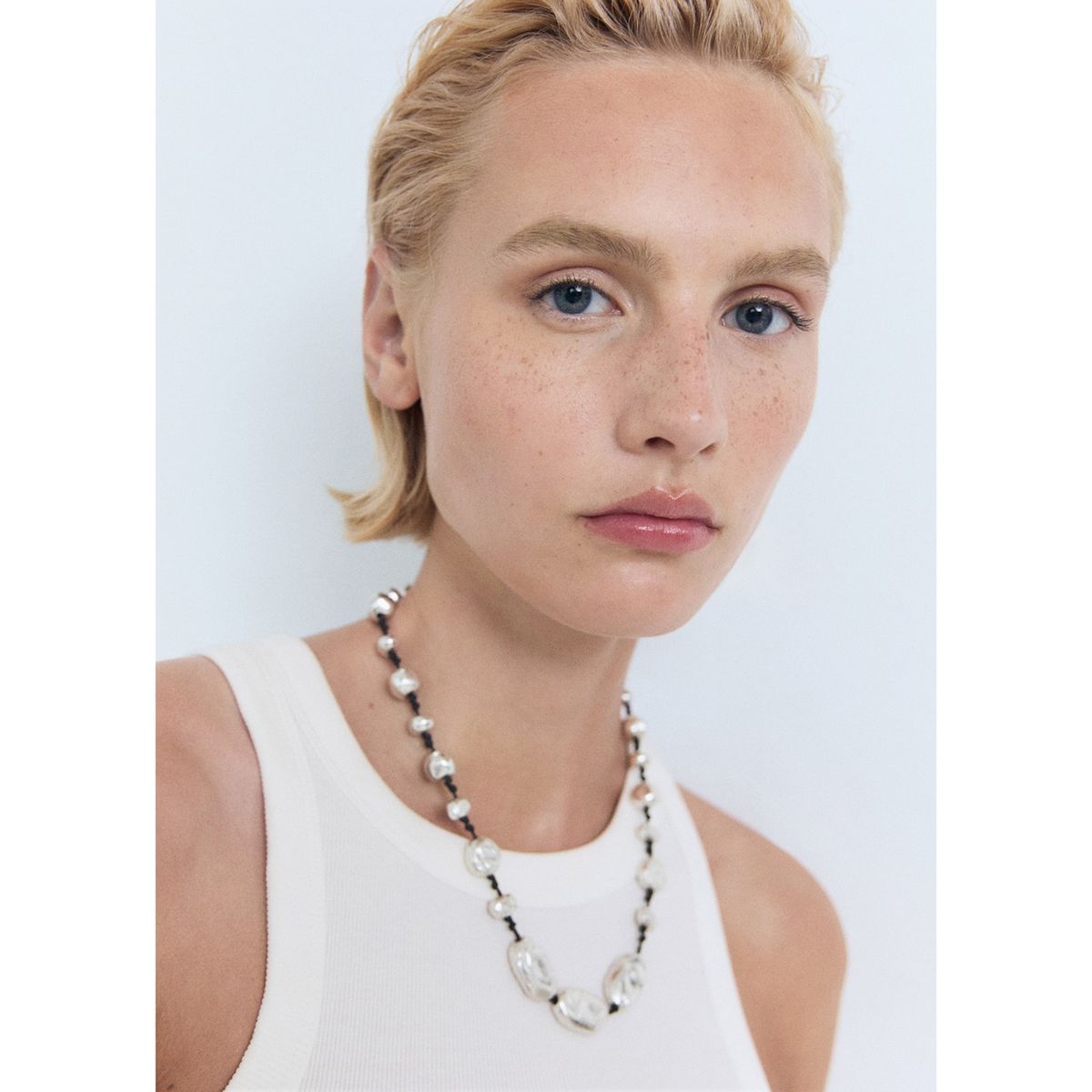 MANGO - Top Sin Mangas Mujer Mango