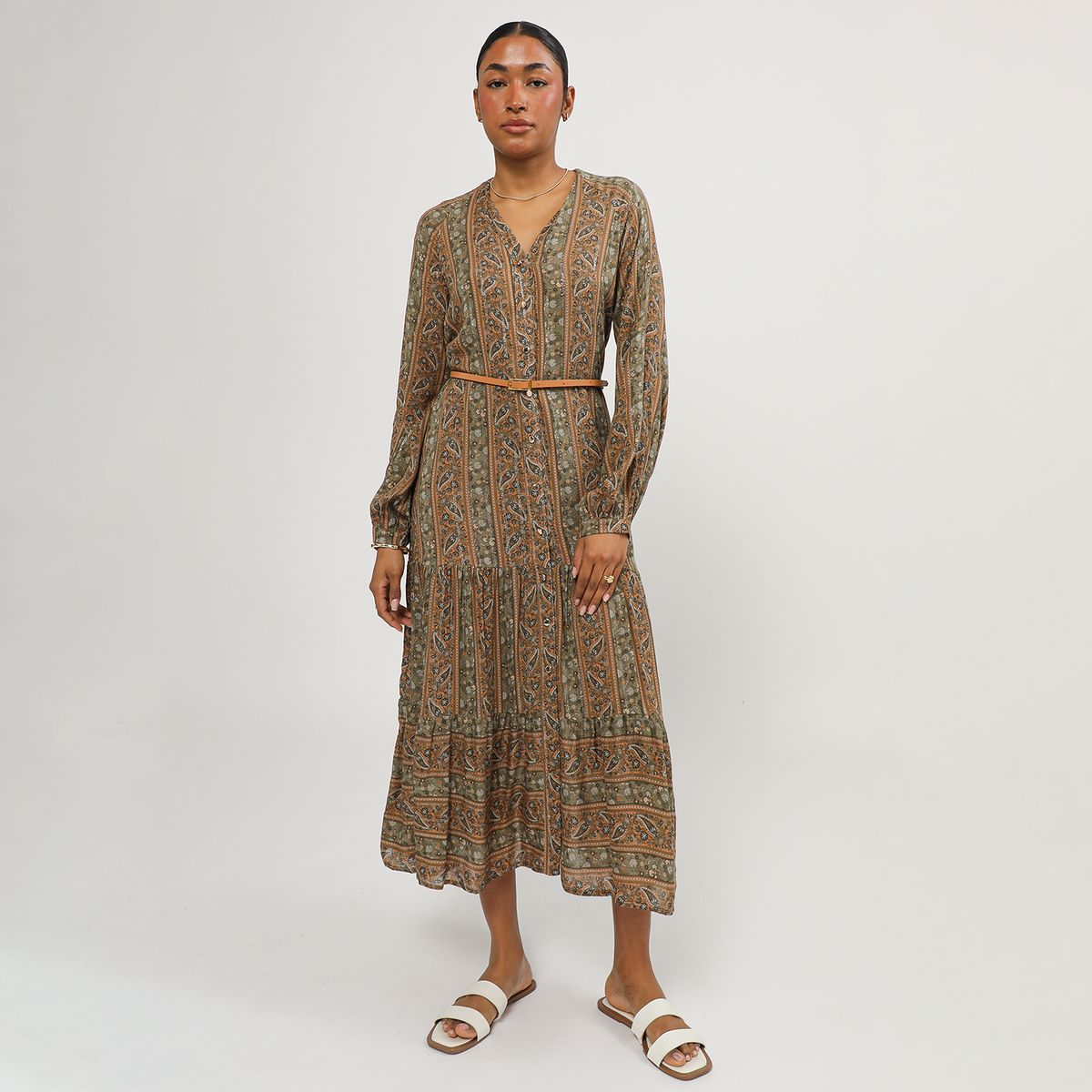 UNIVERSITY CLUB - Vestido Largo Casual Mujer University Club