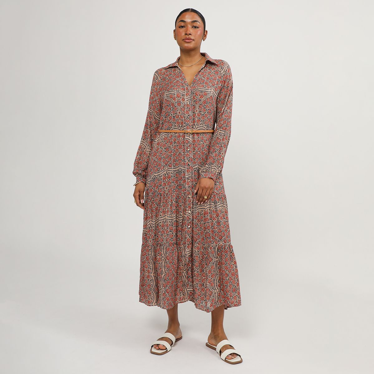 UNIVERSITY CLUB - Vestido Largo Casual Mujer University Club