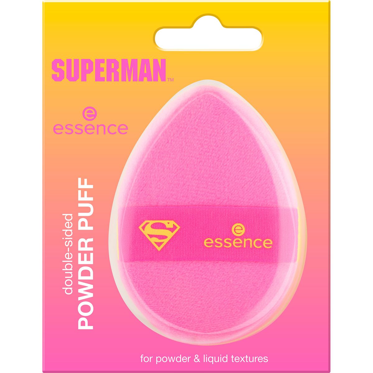 ESSENCE - Esponja De Polvo Doble Cara Superman