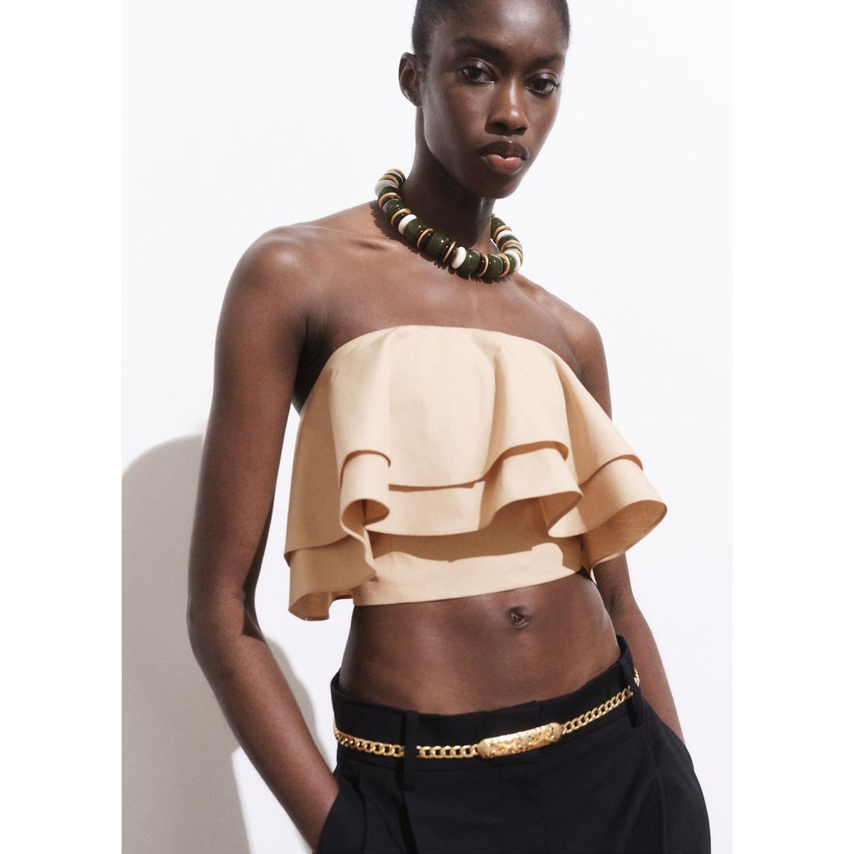 MANGO - Top Sin Mangas Mujer Mango