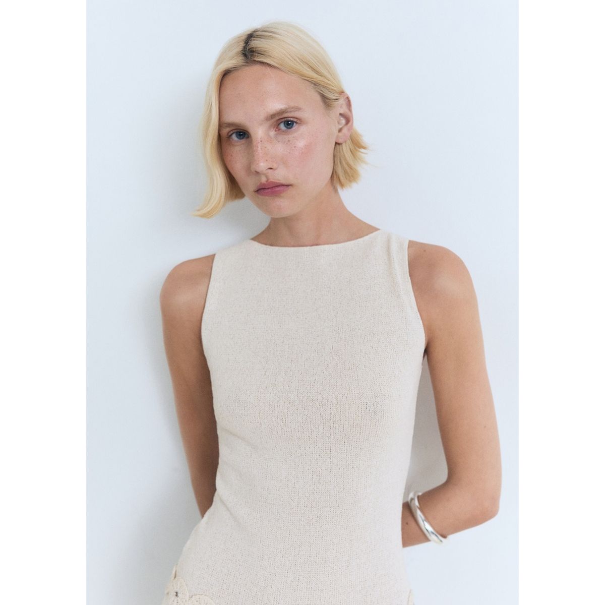 MANGO - Vestido Largo Mujer Mango