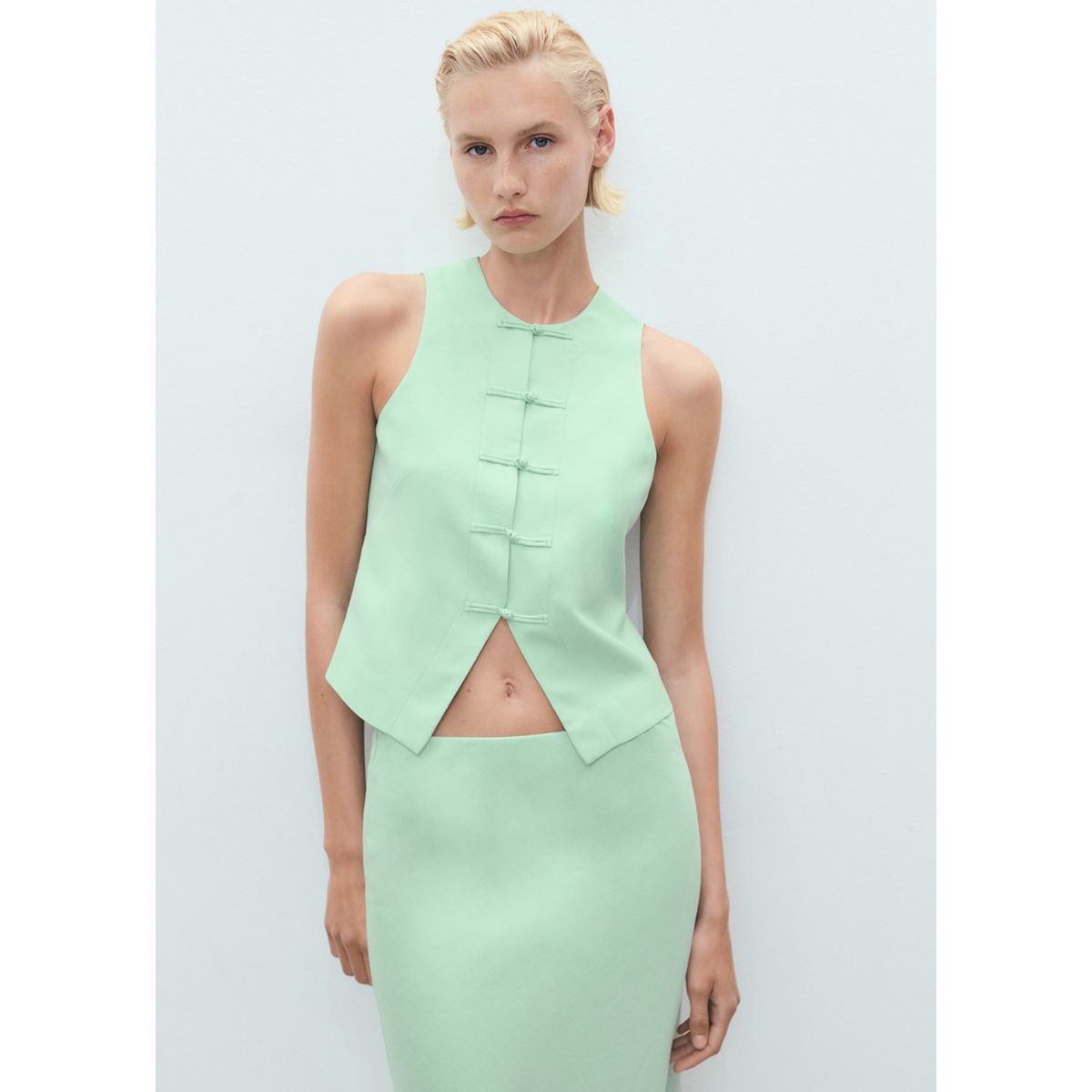 MANGO - Chaleco Mujer Mango