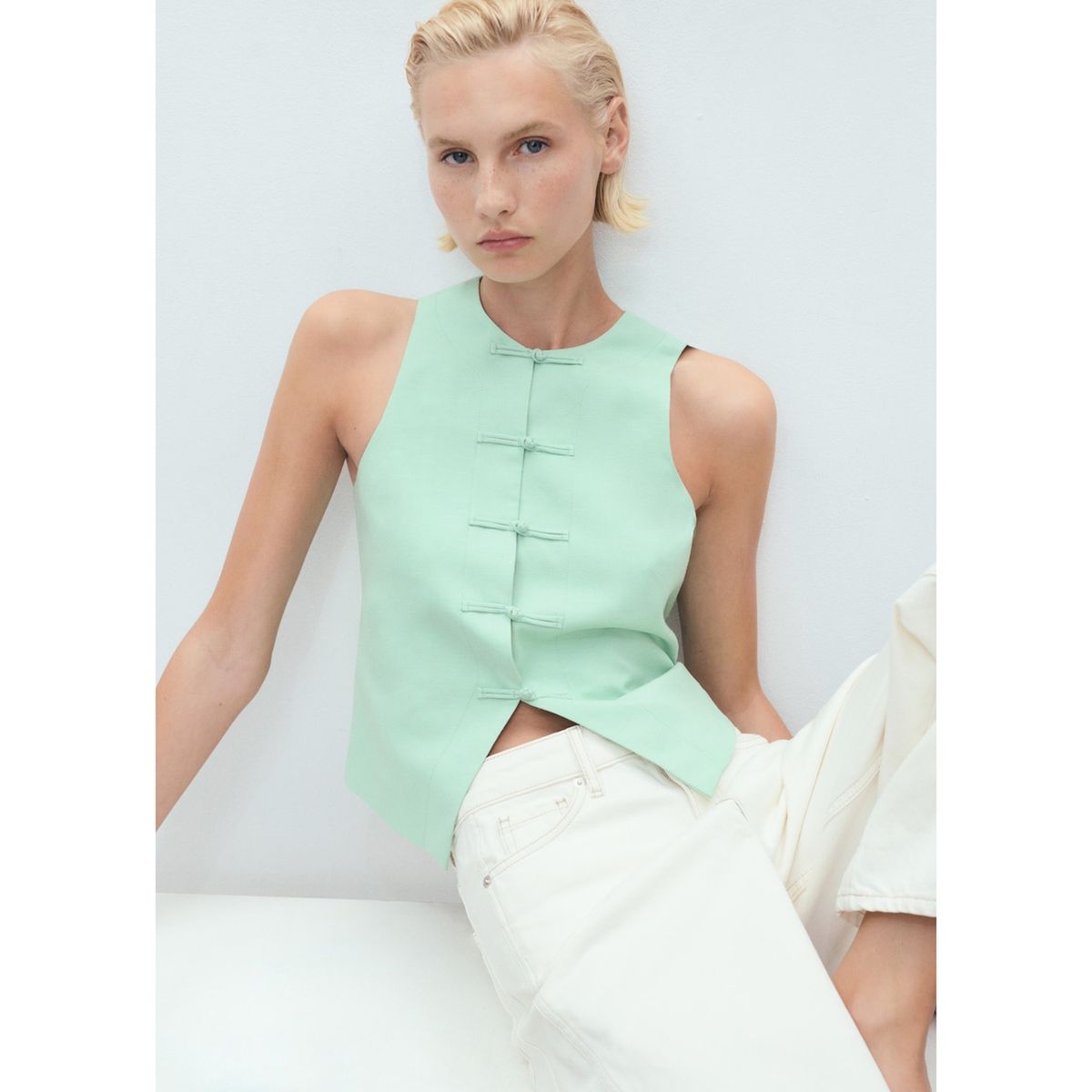 MANGO - Chaleco Mujer Mango