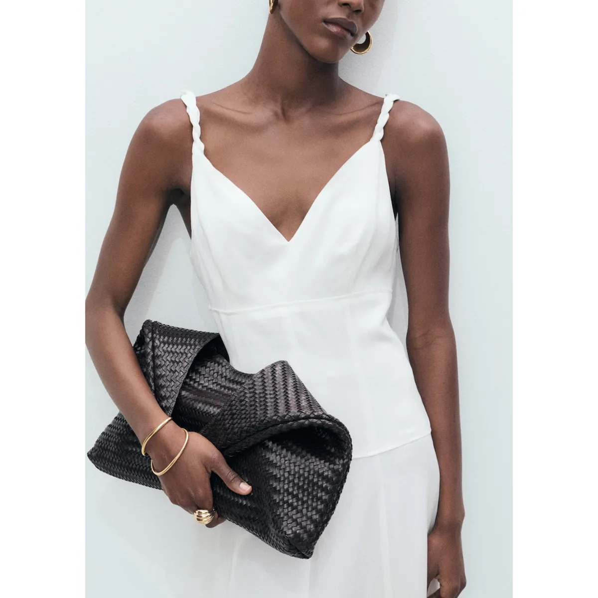 MANGO - Vestido Largo Mujer Mango