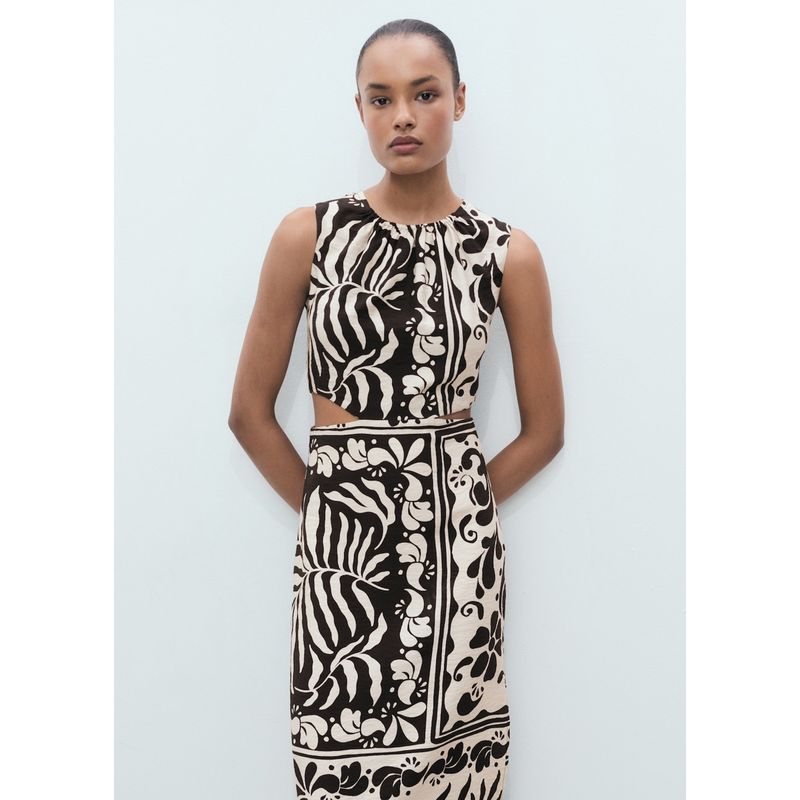 MANGO - Vestido Midi Mujer Mango