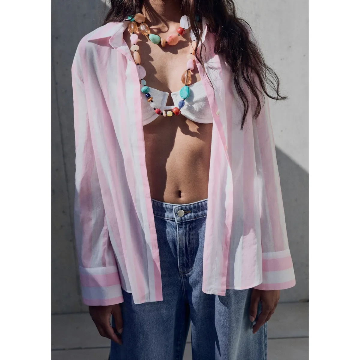 MANGO - Blusa Casual Mujer Mango