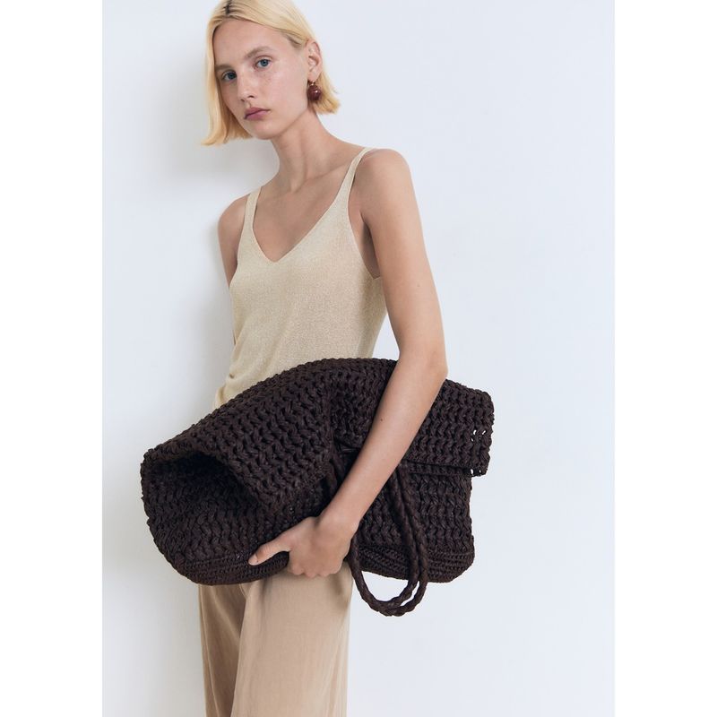 MANGO - Top Sin Mangas Mujer Mango