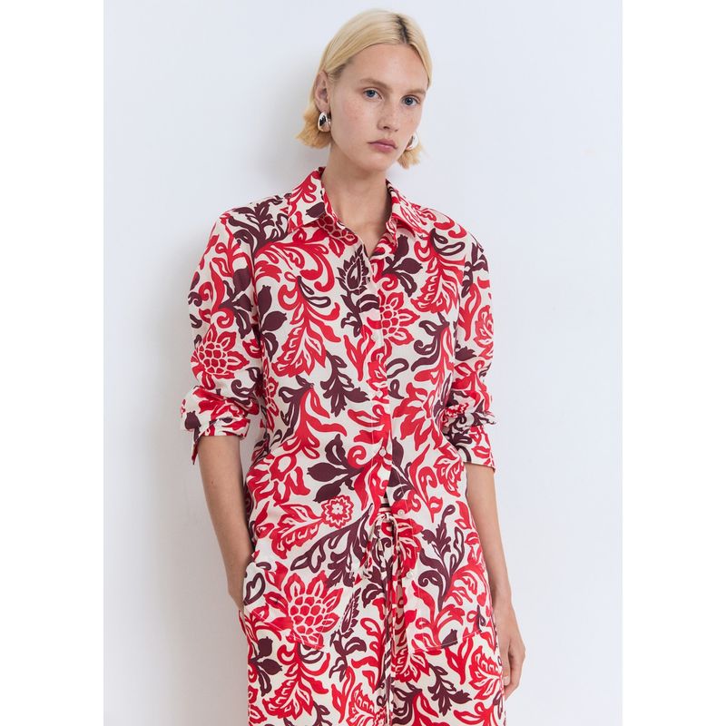 MANGO - Blusa Casual Mujer Mango