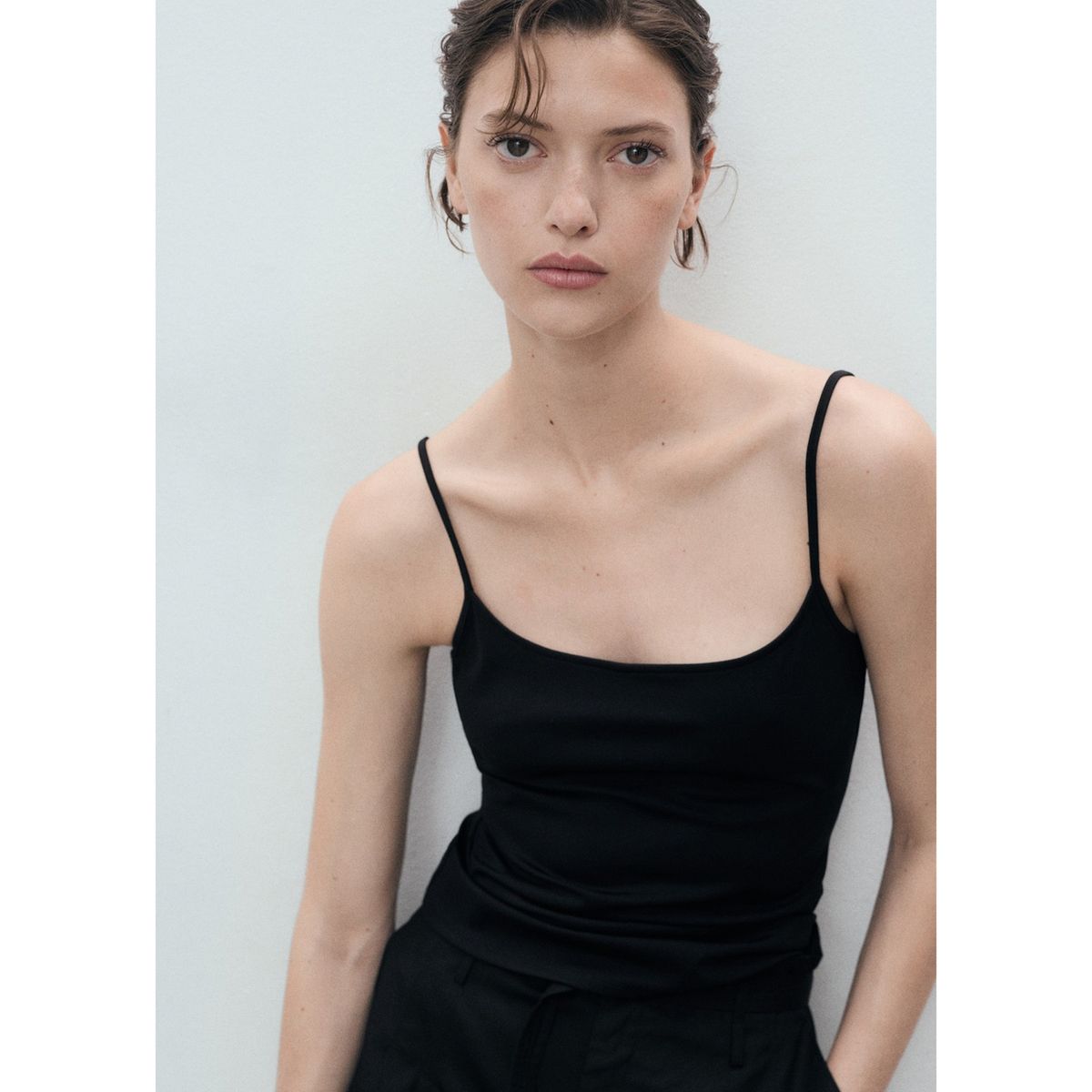 MANGO - Top Sin Mangas Mujer Mango