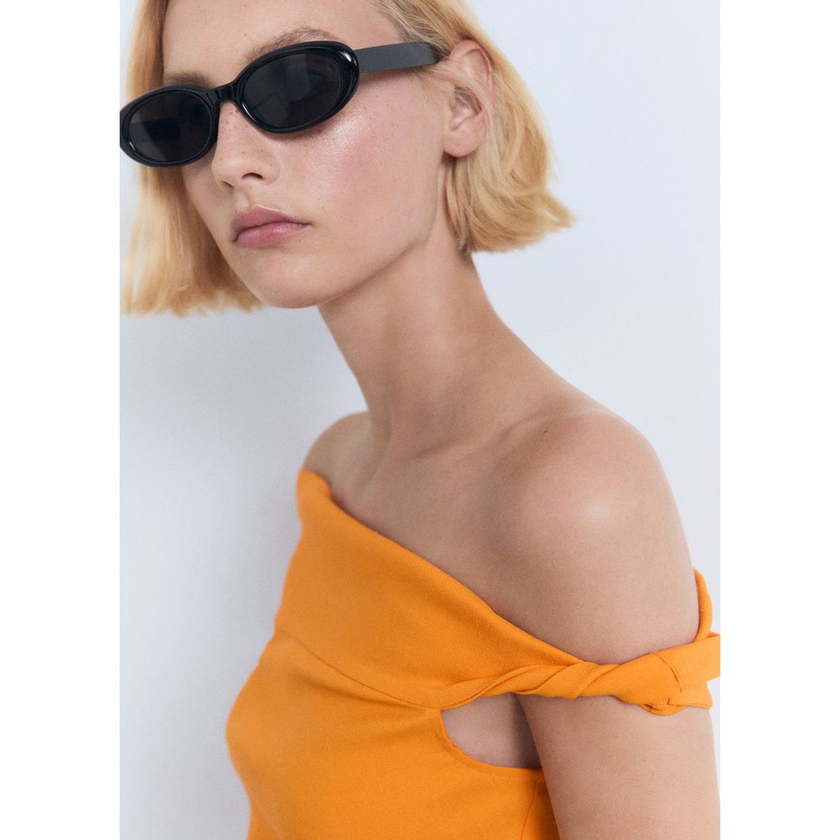 MANGO - Top Sin Mangas Mujer Mango