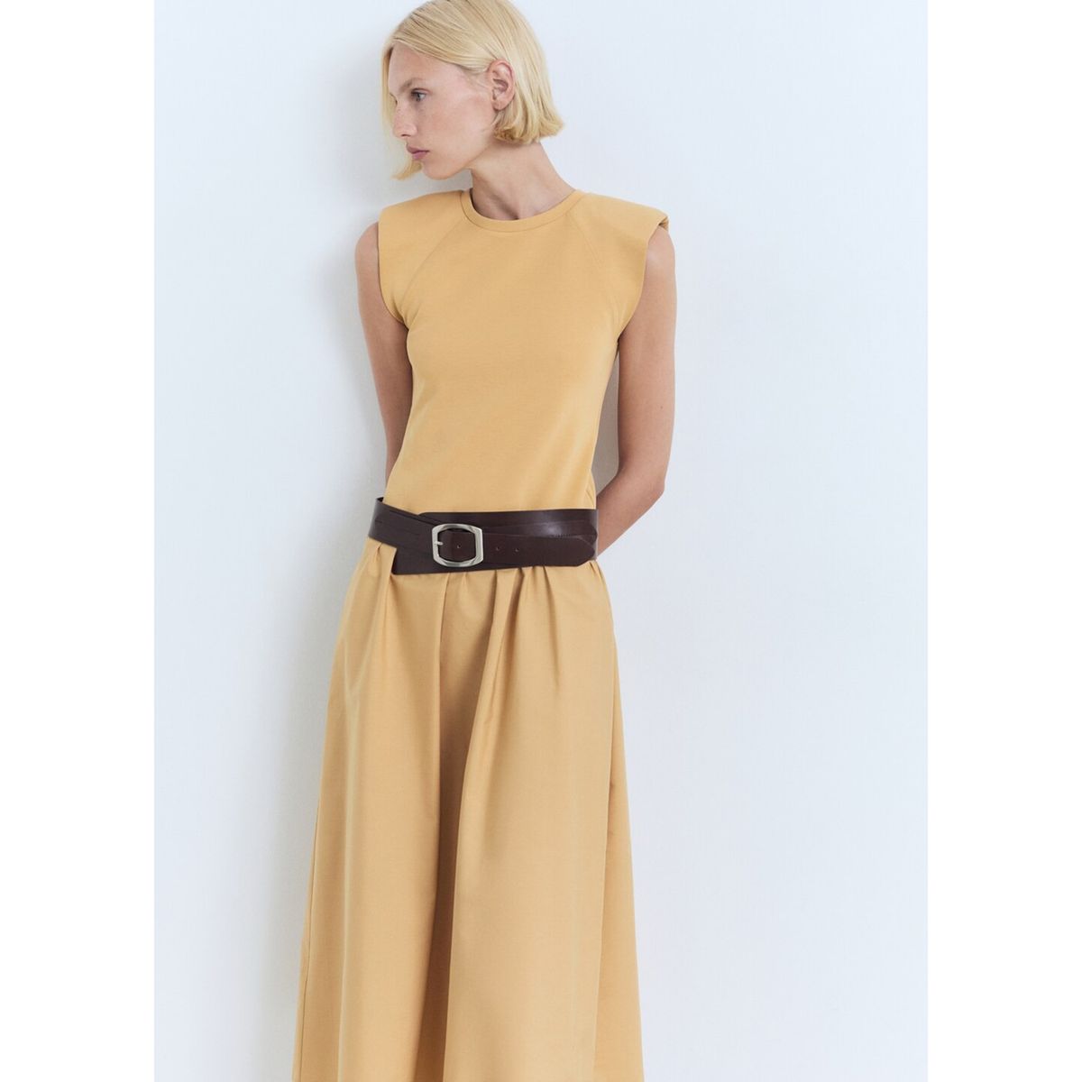 MANGO - Vestido Largo Mujer Mango