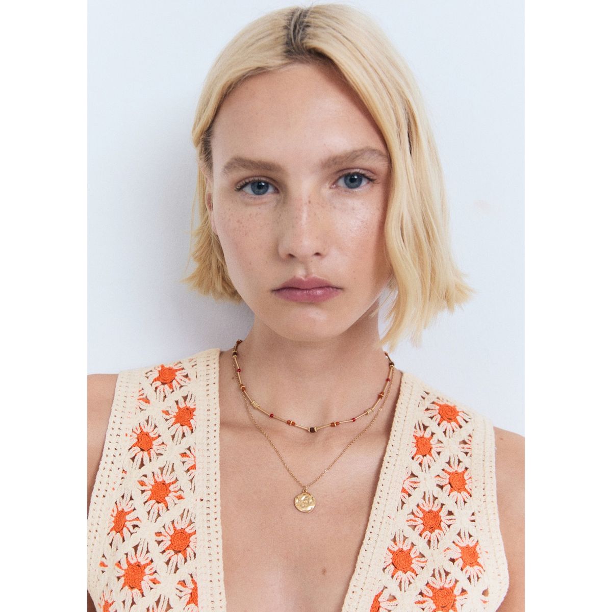 MANGO - Top Sin Mangas Mujer Mango