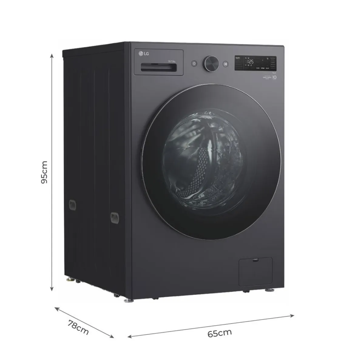 LG - Lavaseca WD18EGNTSPG 18/10KG AI Carga Frontal Grafito LG