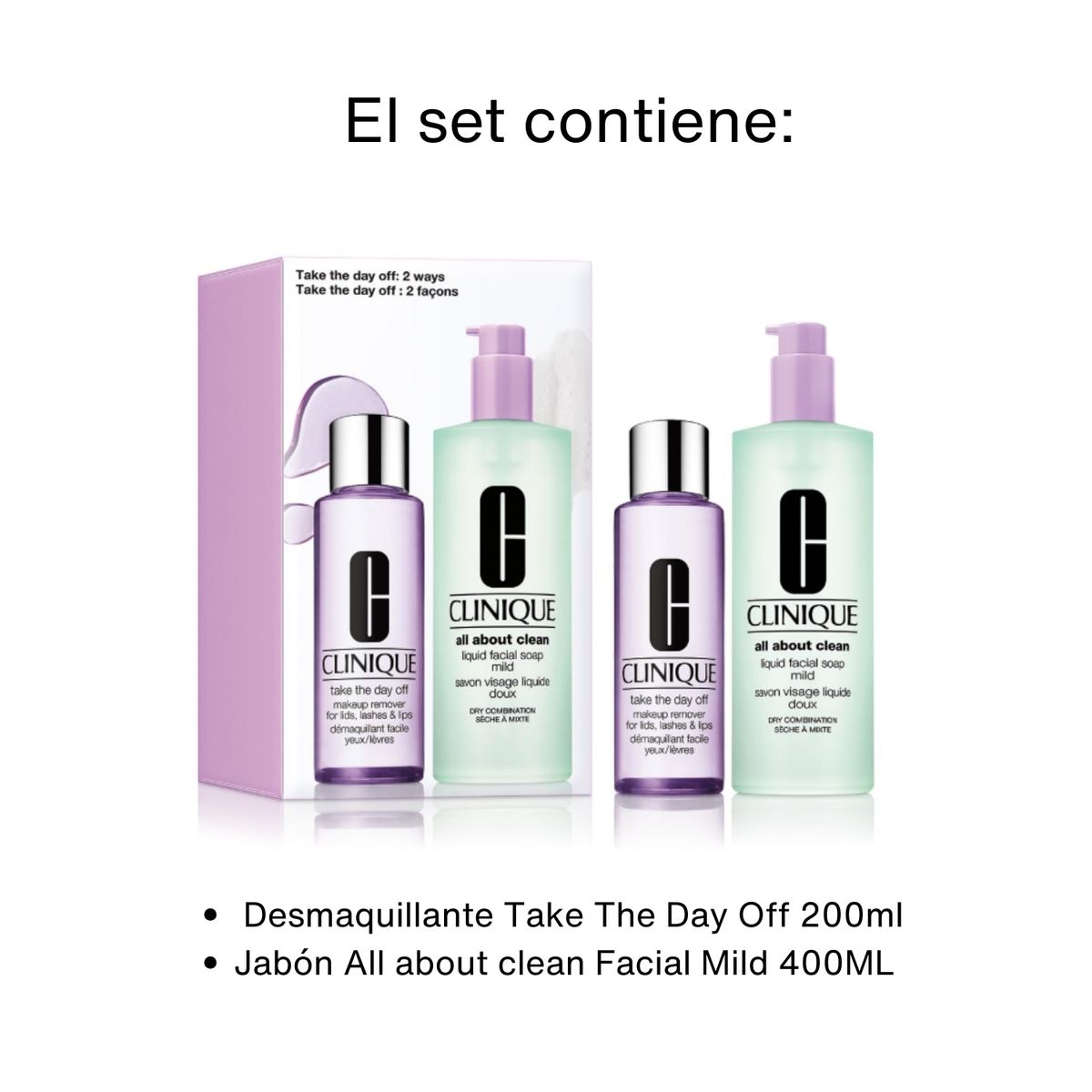 CLINIQUE - Set Limpieza Completa 