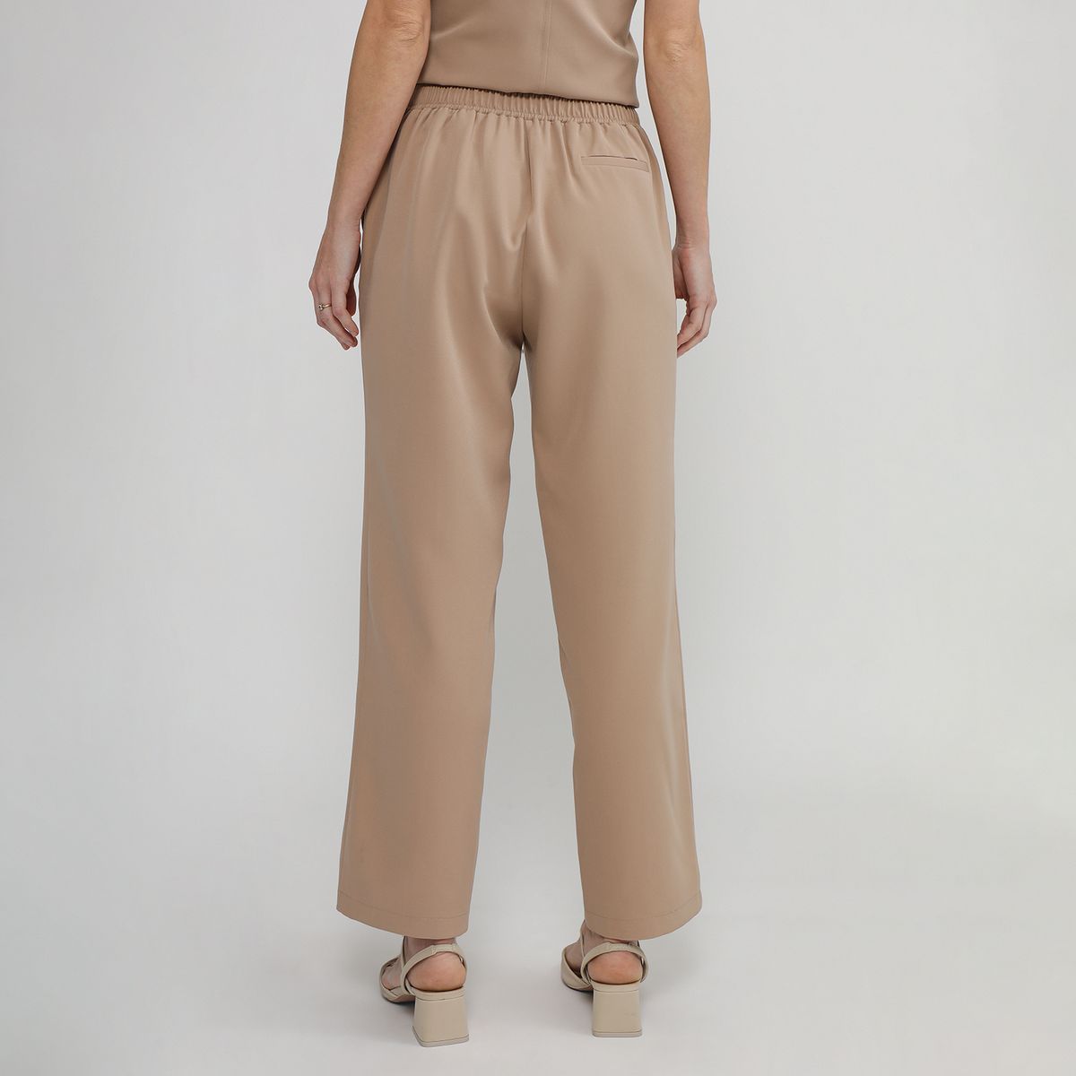 APOLOGY - Pantalón Straight Tiro Alto Mujer Apology x Viviana Rivas Plata