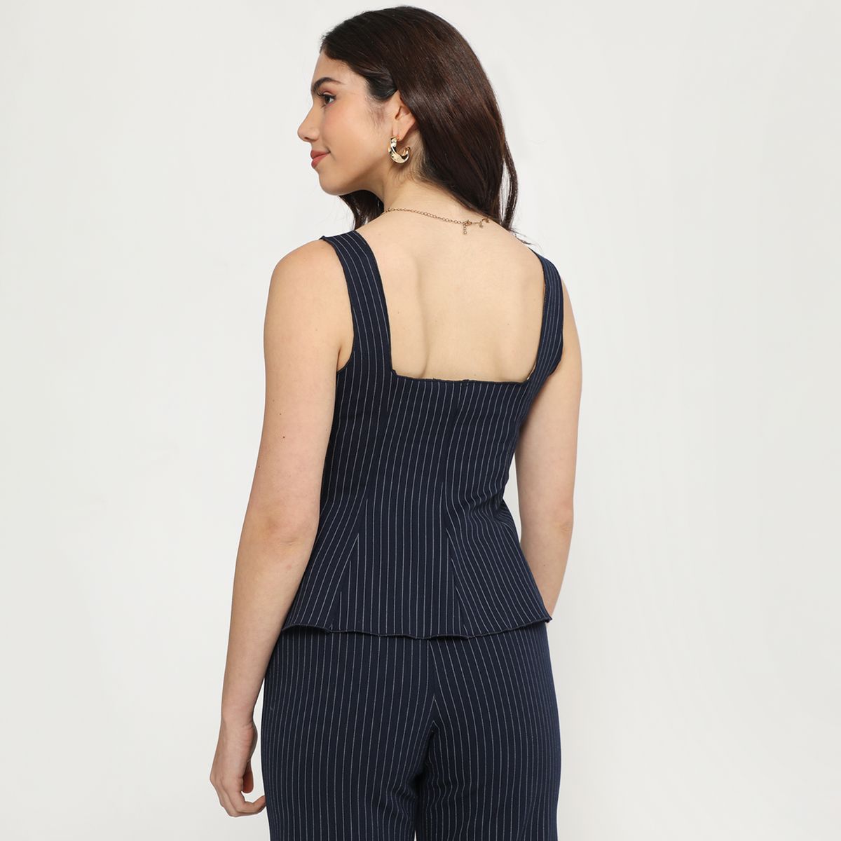 SYBILLA - Top Peplum Mujer Sybilla