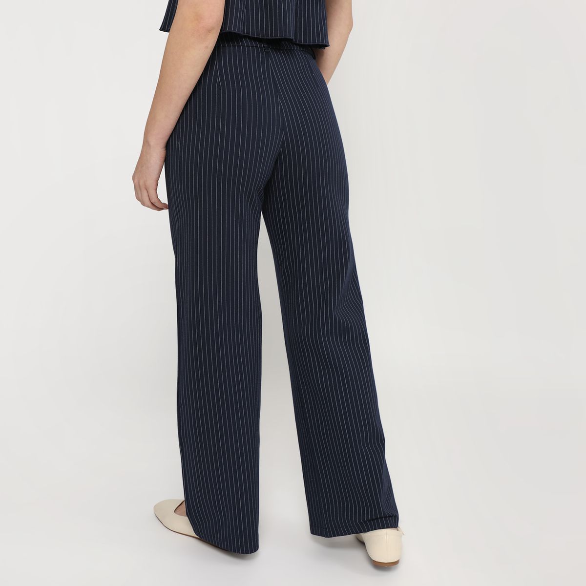 SYBILLA - Pantalón Recto Tiro Alto Mujer Sybilla