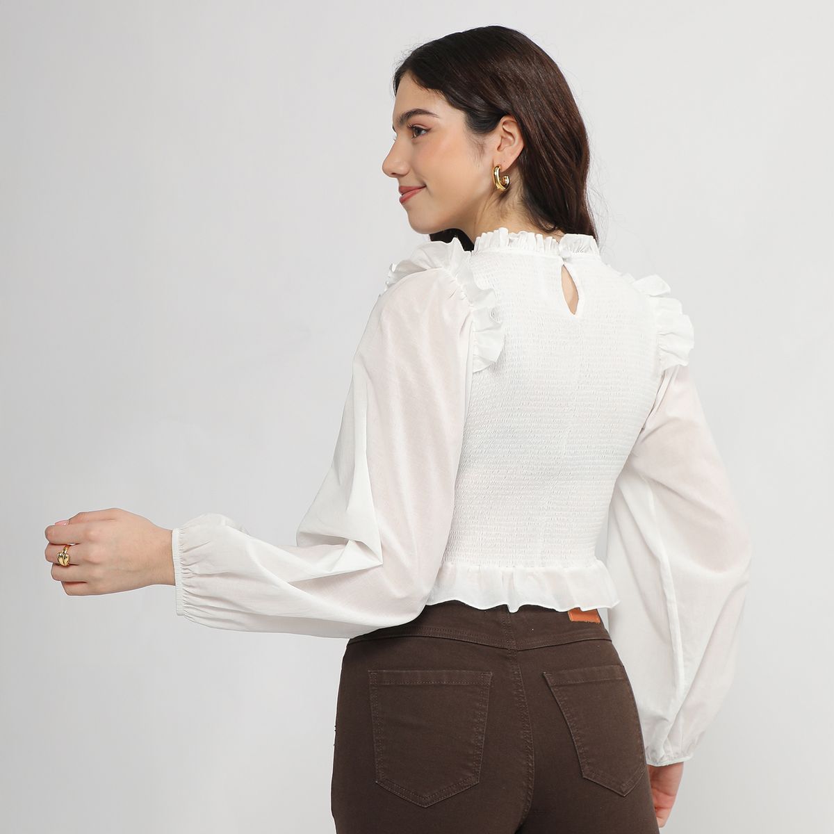 SYBILLA - Blusa 100% Algodón Mujer Sybilla