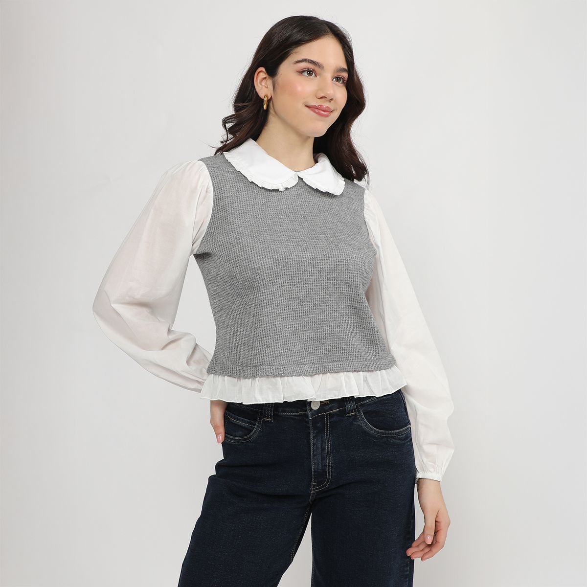 SYBILLA - Blusa Manga Larga Mujer Sybilla