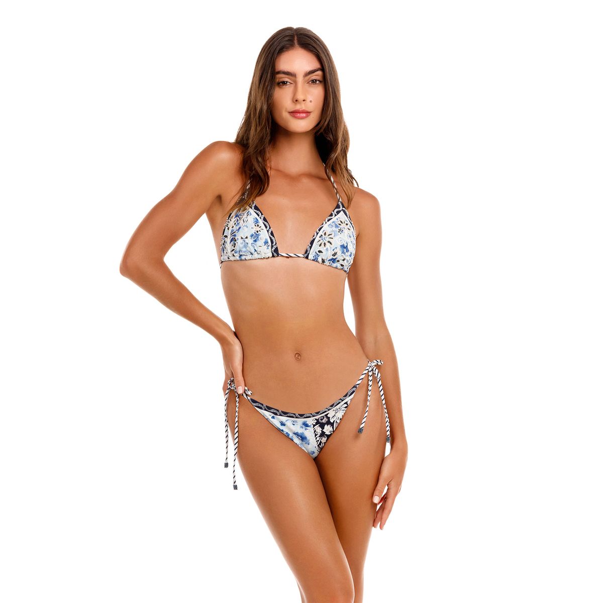 AGUA BENDITA - Top Bikini Lolita Batik